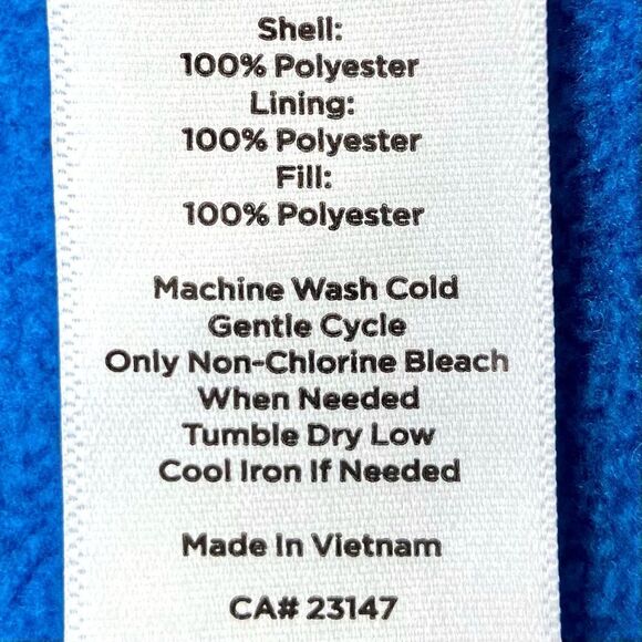 Talbots Diamond Quilted Vest in Royal Blue Women’s SP - Picture 5 of 5